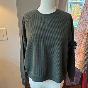 EUC - Toad&Co Olive Knit Sweater
